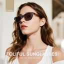 Square Polarized Acetate Sunglasses for Women Vintage Womens Sunglasses Trendy Lightweight Frame