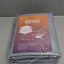 Pack of 2 Careboree Soft-Brushed Absorbent Washable Incontinence Underpads Leakproof Pee Pads Waterproof Reusable 34X36 Fits Twin Bed Durable Draw Sheet Mattress Protector