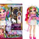 Rainbow High Creative Crystals Amaya - Rainbow 11 Fashion Doll with Crystal Accessory Make It Kit, Ring for You, DIY, Crafts, Resin Play, Kids Gift 8+