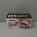 Mueller Pro-Series 10-in-1, 8 Blade Vegetable Chopper, Onion Mincer, Cutter, Dicer, Egg Slicer with Container, French Fry Cutter Potatoe Slicer, Home Essentials & Kitchen Gadgets, Salad Chopper (8 Blade, White Sand/Gray)