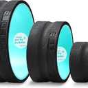 Furnhome Back Roller - Back Wheel for Deep Tissue Massage,Yoga Wheel for Back Pain & Stretching- Comfy Deep Tissue Massage Roller (3-Pack), Size: 3 Pack-6.7'+10.6'+13'