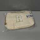 Personalized Anniversary Wife Birthday Gifts from Husband,Mothers Day Gifts for Women,Waist Packs Initial White R,Cream Bag