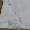 10-Pack White Tablecloths for Rectangle Tables, 60 x 102 Inches, Stain-Resistant Polyester Fabric for 6 Foot Tables - Washable Table Covers for Weddings, Banquets, Birthday, Parties, Events