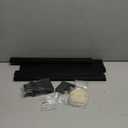 Delamu Black Cord Hider, 94.5in Cord Covers for 3-4 Wires on Wall, Large Cable Hider, Premium Wire Hider Wire Covers for Cords on Wall, Easy Snap-on Cable Raceway Cable Management, W1.18 H0.67in