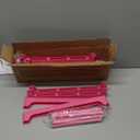 Kitsure Shoe Rack - Non-Woven Shoe Rack Shelf, Shoe Organizer for Closet, Entryway, Garage & Corridor, Stackable Shoe Shelves, 27.5" Wide - 3 Tier, Pink