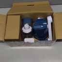 Geedel Rotary Cheese Grater, Kitchen Mandoline Vegetable Slicer with 3 Interchangeable Blades, Easy to Clean Rotary Grater Slicer for Fruit, Vegetables, Nuts (Blue)