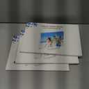 3 Pack Acrylic Picture Frame 810 Clear Double Sided Magnetic Photo Frame - Frameless Baby Friend Family Picture Desktop Display with Support Stand and Gift Boxes