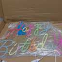 Happy Birthday Neon Sign 21.7 x 13 Inch Large Neon Birthday Signs Size | Colorful Happy Birthday Neon Light Big Birthday Neon Lights for Bedroom Bar Cafe Party Any Ages Bday Celebration Decoration