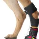 Drop Foot Brace with Reel(No Knuckling Boot Brace) for Dog - Corrective Dog Shoes to Safely Lift Toes for Foot Issues, Arthritis, and improving Walking gait in Dogs,Patent Pending(S)
