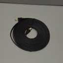 Cat 8 Ethernet Cable 25 ft, Nylon Braided High Speed Heavy Duty Cat8 Network LAN Patch Cord, 40Gbps 2000Mhz SFTP RJ45 Flat Internet Cable Shielded in Wall, Indoor&Outdoor for Modem/Router/Gaming/PC