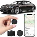 No Subscription Mini GPS Tracker for Vehicles Work with Find My(iOS Only) Magnetic Case Real Time Tracker Tag Hidden Car Location Tracking Device Global Coverage No Monthly Fee or SIM Card Required