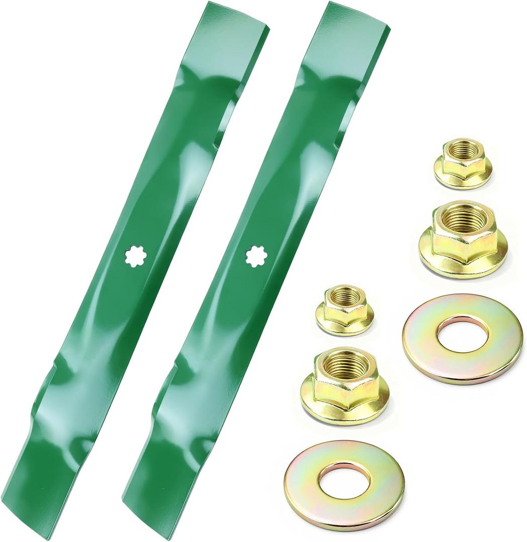 POSEAGLE GY20850 Mower Blades for John Deere 42" D130 S130 D110 S100 Deck