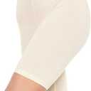 1pcs Shorts Leggings Thin Women Large Shorts Cool High Elasticity Plus Size Pants Shorts Under Skirt Female(Beige),M