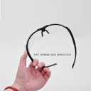 Anti-fog Safety glasses Industrial Goggles with Clear Wrap-Around Lenses, Shooting Safety glasses with Anti-Scratch UV400 protection Eyeglasses, Adjustable