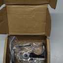 Outside Mounted Blinds Curtain Rod Bracket -- Tool-Free No Drill Installation for 1.3-2 Inch Rectangular Headrails, Black 2-Pack