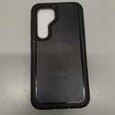 Magnetic Case for Samsung Galaxy S25 with Screen Protector [Compatible with MagSafe Wireless Charging] [Dual Layer Military-Grade Protection] Heavy Duty Rugged Shockproof Protection Cover, Black