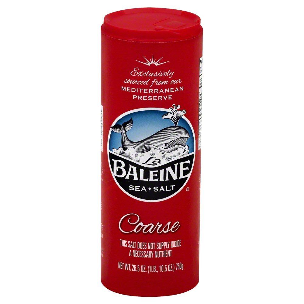 La Baleine Coarse Sea Salt, Canister 26.5oz (26.5 Ounce (Pack of 1))