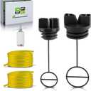 577858501 Gas Oil Fuel Cap Set For Poulan Craftman Chainsaw Fit for Poulan 1900 1950 1975 2050 2055 2075 2150# 580940901 530057236 530047164 530047192 530010846 530019143