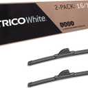 TRICO White 16" + 16" Extreme Weather Premium Winter Automotive Replacement Windshield Wiper Blades (Set of 2), Passenger and Driver Side All-Weather Beam Wiper Blades for Select Vehicle Models (16" + 16" Pair Pack)
