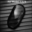 Tesla Key Fob Cover Model 3 Model Y Model S Smart Remote Control Car Key Cases for Tesla Model S 3 Y X Tup Transparent Key Case (Black, Model SModel YModel 3)