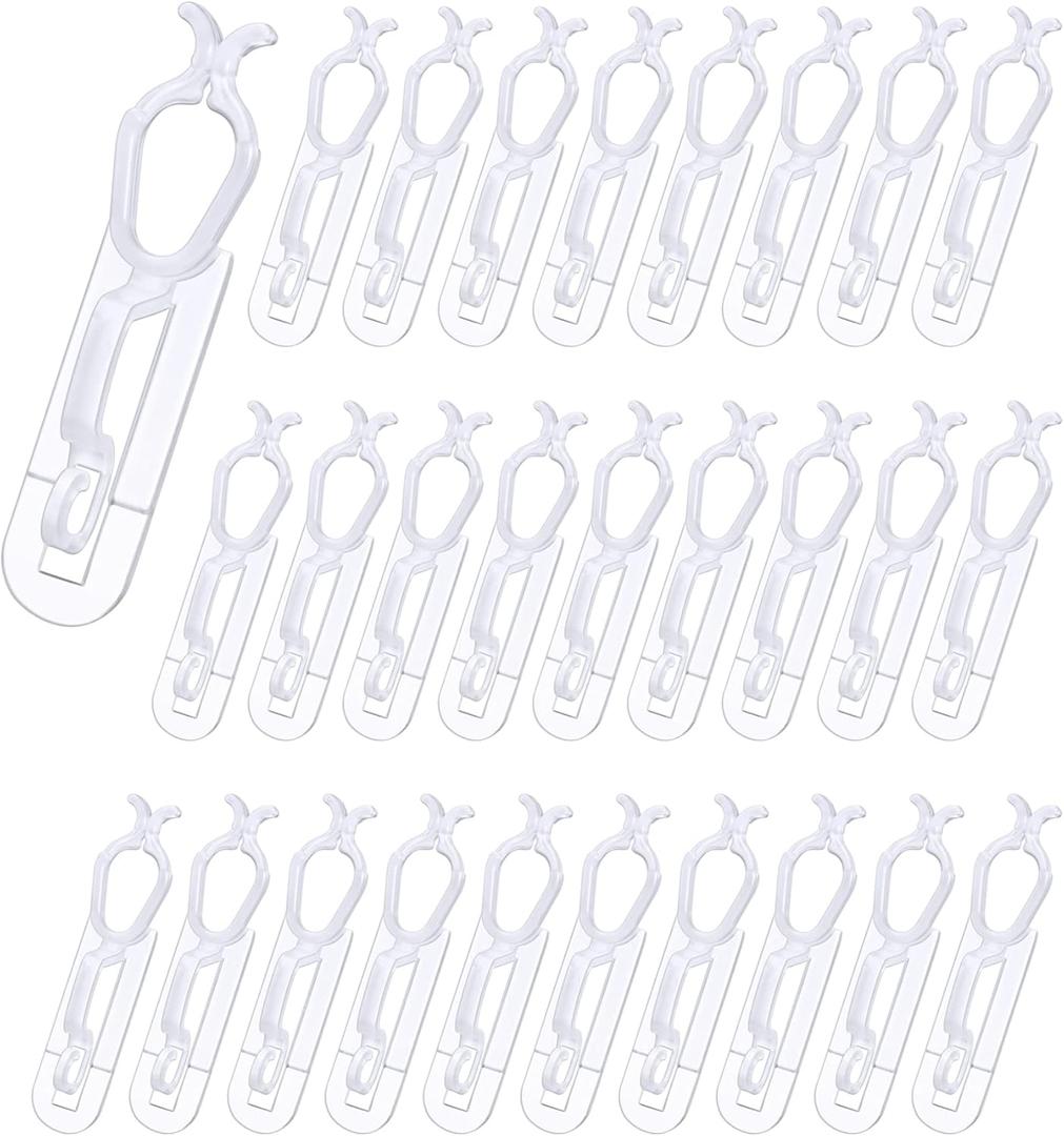 Tatuo 100 Packs Christmas Light Clip for C7/ C9 Base, Mini Lights, Shingle and Gutter Mount