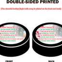 Hockey Ornaments 4.0 Inch Plastic Christmas Ornaments Christmas Tree Decorations with Hanging Loop for Christmas Tree Home Xmas Holiday Party Decor(10Pieces)