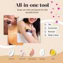 Keshima Self Tanner Brush, Large Tanning Brush for Face and Body, Kabuki Tan Applicator for Smooth and Even Coverage