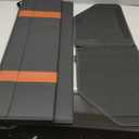 Car Trunk Organizer for SUV and Sedan, Orange‑Stripe Plaid, 29.5 in