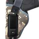 IWB Gun Holster by PH - Concealed Carry Soft Material - Soft Interior - Fits M&P Shield 9mm.40.45 Auto/Glock 19 26 27 29 30 33 42 43 / Rug LC9, LC380 - Taurus Slim, PT111 G2 - Springfield XDs Hellcat
