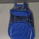 Malier Dog Winter Coat, Reversible Fleece Dog Cold Weather Coats, Windproof Warm Snow Puppy Jacket Vest Pet Clothes for Dogs (Blue, X-Small)