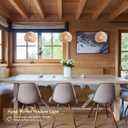 3 Pack Wicker Pendant Light Natural Woven Pendant Light Boho Chandelier Light Fixture Dome Rustic Farmhouse Pendant Lights Rattan Light Fixture for Dining Room Kitchen Island (Bulb Incl.)