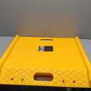 Curb Ramp - Heavy Duty, Portable Ramp with 1000lb Weight Capacity - for Furniture Dollies, Hand Trucks, or Moving Carts by Stalwart (Yellow)