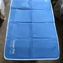 The Green Pet Non-Toxic Gel Cool Pet Pad Self-Cooling Cushion, 35"L x 23.5"W, Ocean Blue