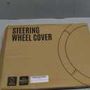 Skechers Air-Cooled Steering Wheel Cover, Air Cool Mesh Leather Car Steering Wheel Cover Universal Fit 14" 1/2-15" Car Wheel Protector for Men Women Fit Suvs, Vans, Sedans, Car, Trucks, Blue