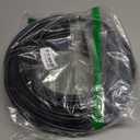 Monster 100 Foot RG-6 Quad Shield Coaxial Cable for High-Speed Internet, TV - Duraflex Waterproof & Weatherproof, UL CL2 Rating for In-Wall, Outdoor, Indoor Use, Gold Plated F-Pin