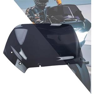 Road Glide Windshield 10" Wave Fairing Windscreen Cover for Harley FLTRX 2024-2025 FLTRXSE 2023-2025 FLTRXSTSE 2024-2025 (Black)