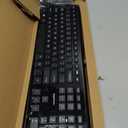 Amazon Basics Wired USB Keyboard and Mouse Combo, Full-Sized Keyboard with QWERTY Layout, Optical Tracking Mouse, Black