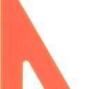 Pacific Arc Drafting Triangle, 10-inch, 30/60/90 Degrees, Orange