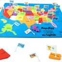 Imagimake Mapology USA Map with Capitals | Learning States and Capitals | US Geography Toys for Ages 5-7 | Jigsaw Puzzles for Kids Ages 8-10 Years | Educational Toys for Ages 8-13