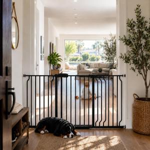Extra Wide Baby Gate, Fits 52.7–62.2 in Openings, Sturdy & No Drill