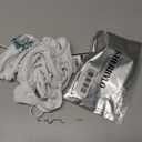 SHERRYLO Thong Bikini Swimsuit for Women Brazilian Bottom Triangle Bikinis Top Bathing Suit (Small, 23013-white)