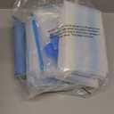 16 Pack Vacuum Storage Bags with Hand Pump, 4 Jumbo + 4 Large + 4 Medium + 4 Small Plastic Packaging Bags, 80% Space Saver Vacuum Seal Bags for Clothing, Travel Lugggage, Blankets, Comforters