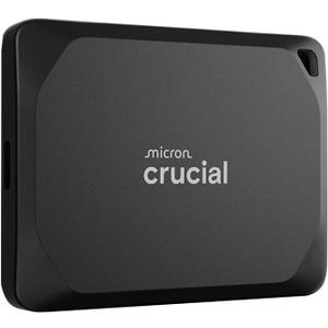 Crucial X10 Pro 1TB Portable SSD, Up to 2100MB/s Read, 2000MB/s Write, 3.2 USB-C, External Solid State Drive, Durable Storage for PC & Mac, for Professional Creators, Black - CT1000X10PROSSD902