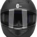 Full Face Motorcycle Helmet for Adults with DOT Approved, Lightweight Aerodynamic Street Bike Helmet for Men and Women, Three Layers Protection, XX-Large