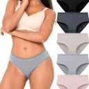 BAMBOO COOL Women's Underwear Breathable Mesh Moisture-Wicking Briefs, Soft & Lightweight Panties, Medium