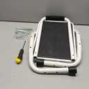 Sattiyrch Step Stool with Handle for Ederly,Sturdy and Lightweight Stool with Anti-Skid Platform,Easy Assmbly,Safely Supports up to 350 Pounds with 9.5 Inch (White)