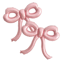 2 Pcs Pink Bow Balloons Bow Party Decorations for Girl Women Pink Bow Birthday Decorations Giant Foil Balloon for Baby Shower Bridal Engagement Wedding Decor Bachelorette Party Supplies