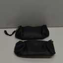 2 Pack Golf Cooler Beer Sleeve for Golf Bag Beverage Sleeve Small Can Cooler Accessories Keep Drinks Cold Golf Cooler Sleeve for Outdoor Sports Daily Work Travel Hiking (Pure Black)