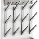 Yieach Vertical Baby Bottle Drying Rack,Space Saving Bottle Rack Dryer for Kitchen Countertop,Stand Large Baby Bottle Rack,Bottle Rack Holder for Baby Accessories,Breast Pump,Pacifiers Organizer,Grey