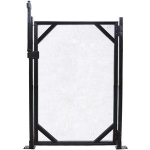 WaterWarden 5 Pool Gate, Pool Fence Gate - 30 Wide, Self-Closing and Removable Pool Door, Coordinates with 5x12 Outdoor Child Safety In-Ground Pool Fencing, Easy DIY Installation,Black